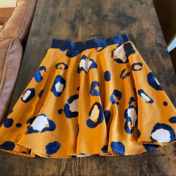 target 3.1 phillip lim yelow leopard print skirt - Picture 2 of 14